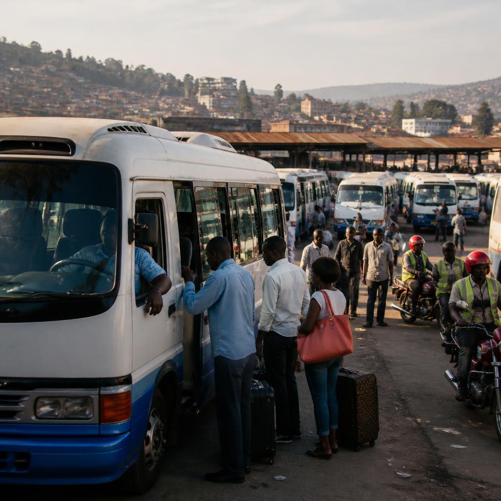 Car park station in Kigali